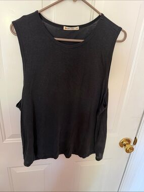 Marine Layer Black Muscle Tank Top